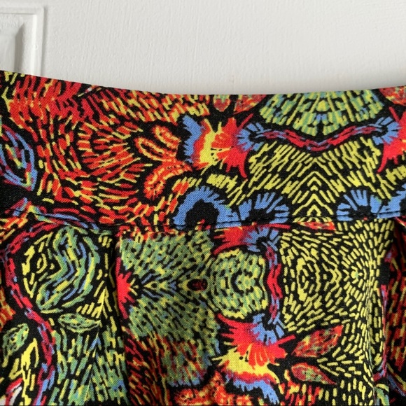 Olsenboye Colorful Pleated Mini Skirt - Size 11 - Picture 3 of 8